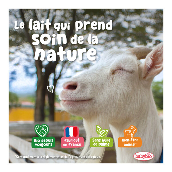 Babybio Caprea croissance lait de chèvre 3e âge bio