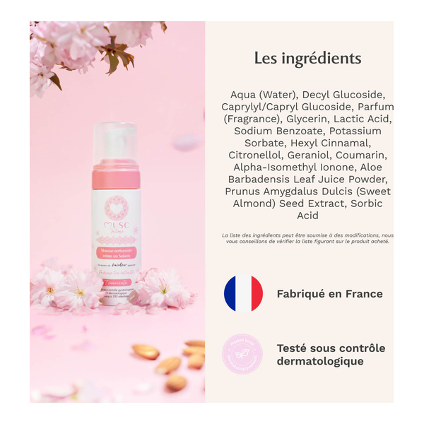 Musc Intime Mousse nettoyante