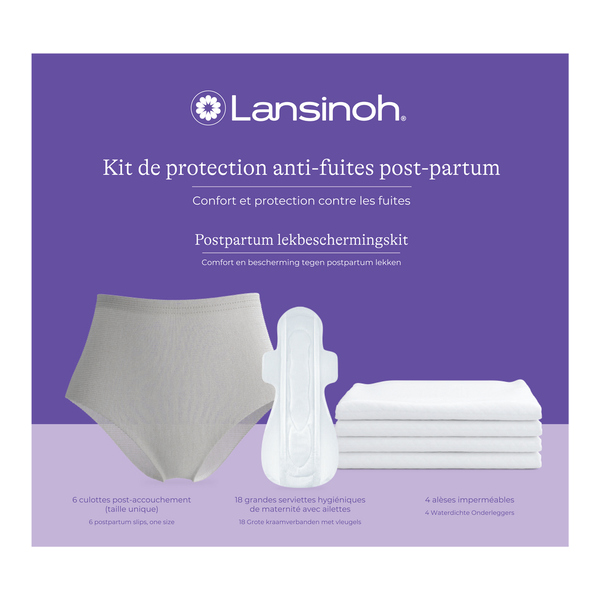 Lansinoh Kit de protection anti-fuites post-partum