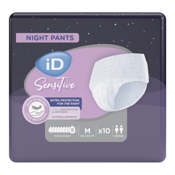 ID Pants Sensitive Maxi Night slips absorbants 9 gouttes