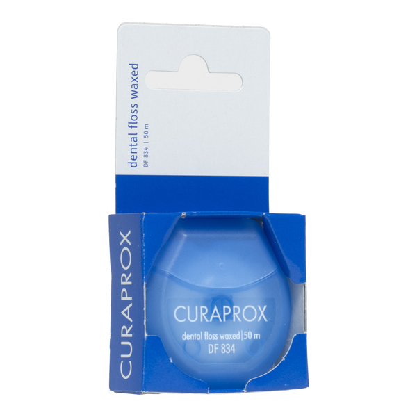 Curaprox fil dentaire ciré 50 m