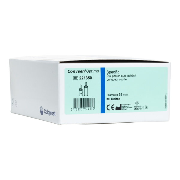 Coloplast conveen Optima Specific étuis péniens auto adhésifs