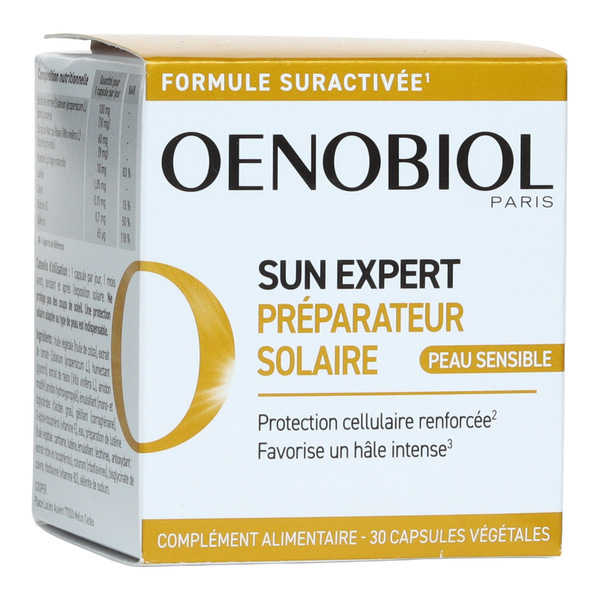 Oenobiol Sun Expert préparateur solaire peau sensible capsules