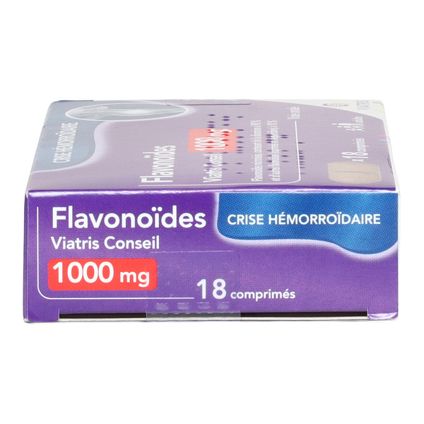 Flavonoides 1000 mg Viatris comprimé crise hémorroïdaire