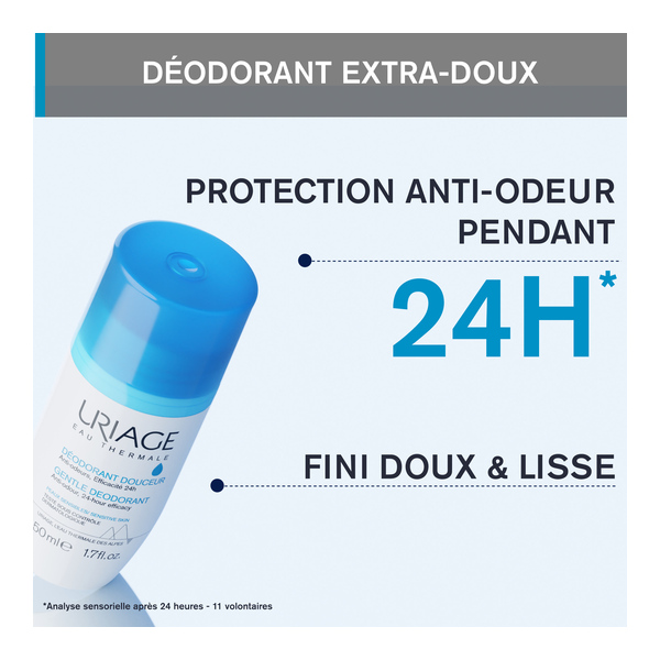 Uriage déodorant douceur bille