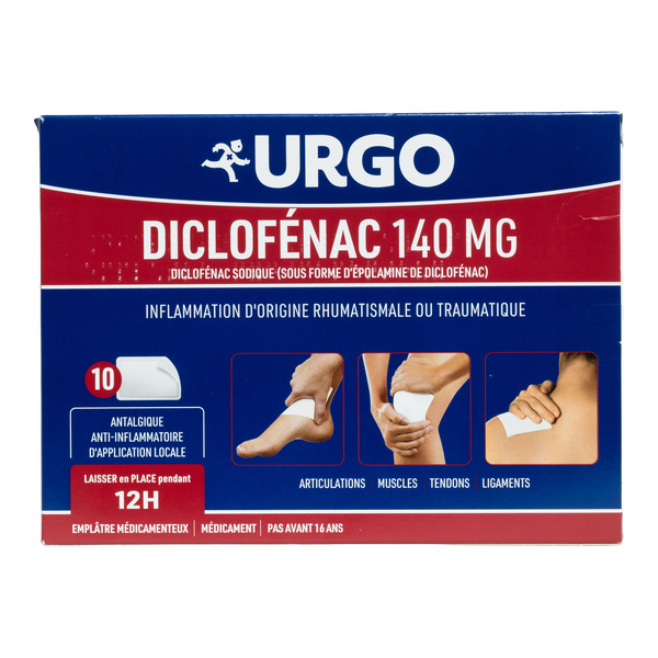 Urgo patch anti inflammatoire Diclofenac 140 mg