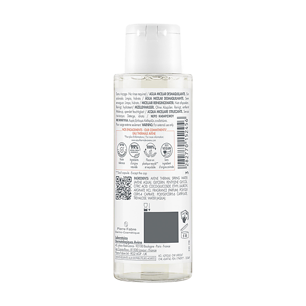 Avène eau micellaire démaquillante