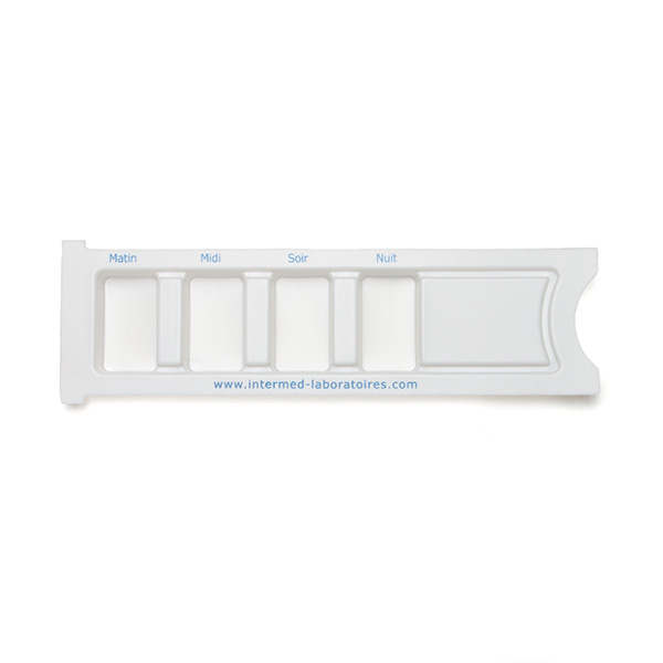 Pilulier journalier blanc