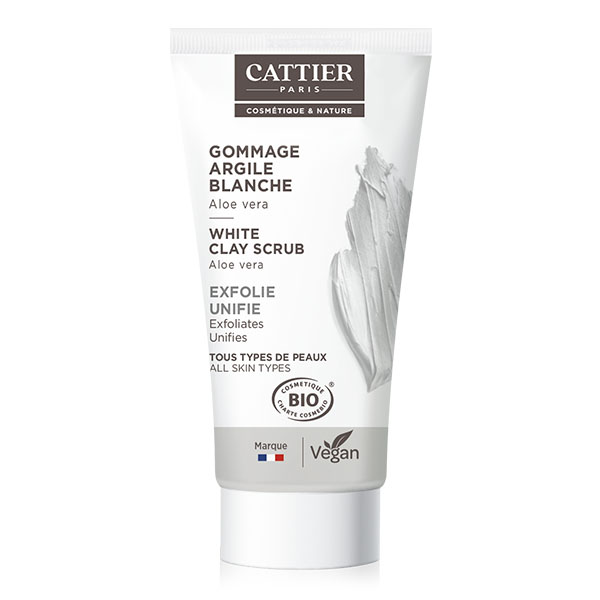 Cattier gommage argile blanche bio
