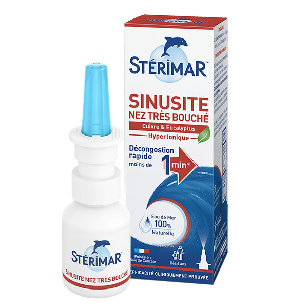 Stérimar Sinusite Nez très bouché spray nasal