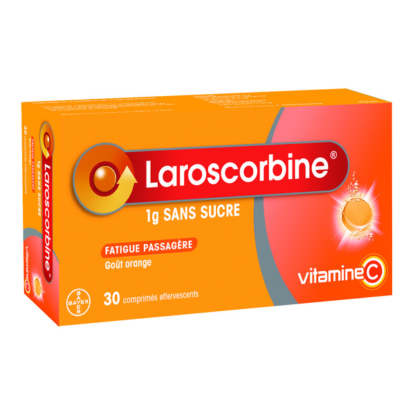 Laroscorbine 1 g sans sucre comprimés effervescents