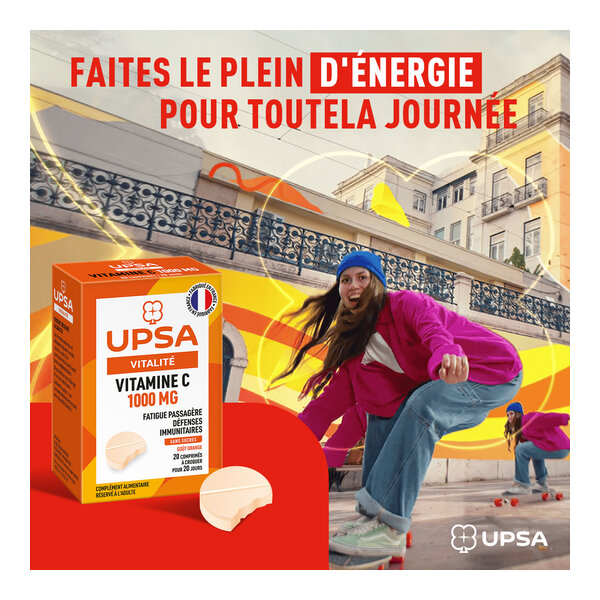 UPSA Vitamine C 1000 mg comprimés à croquer