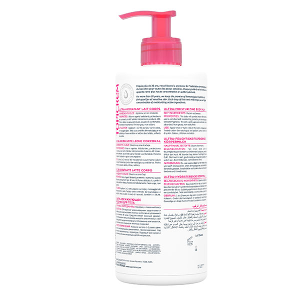 Topicrem lait corps ultra hydratant