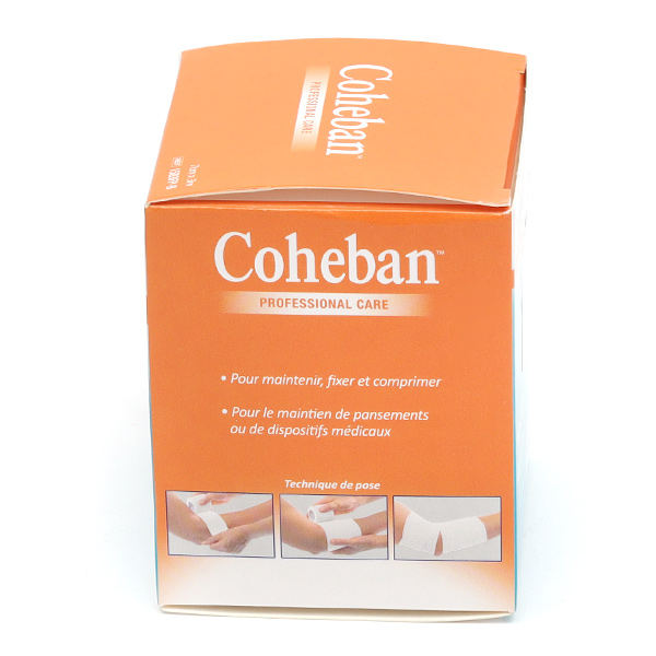 Solventum Coheban bande de contention cohésive 7 cm x 3 m