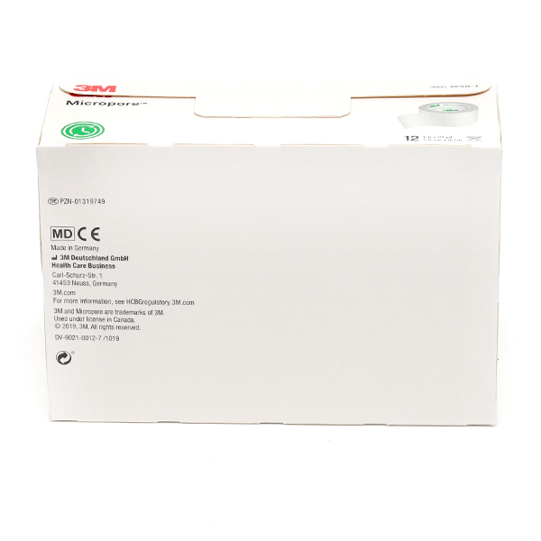 Solventum Micropore sparadrap blanc 2,5 cm x 9,14 m