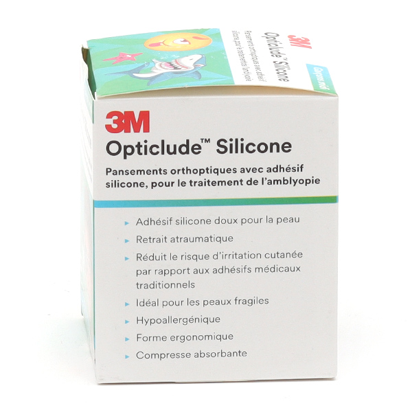 Solventum Opticlude Silicone pansement orthoptique x 50
