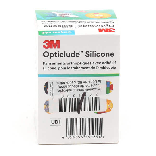 Solventum Opticlude Silicone pansement orthoptique x 50