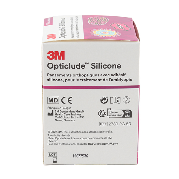Solventum Opticlude Silicone pansement orthoptique x 50