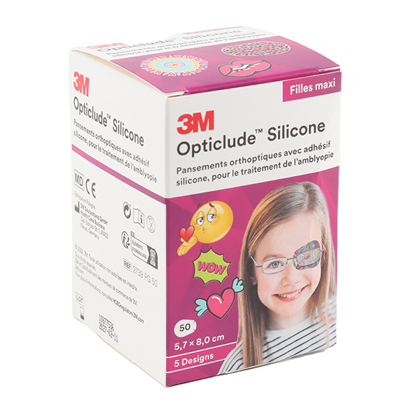 Solventum Opticlude Silicone pansement orthoptique x 50