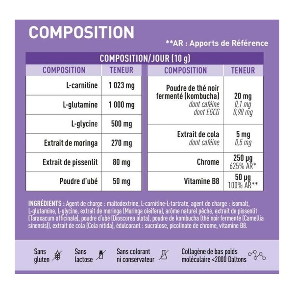 Eafit Minceur 360 Ubé Kombucha Moringa poudre