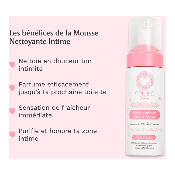 Musc Intime Mousse nettoyante
