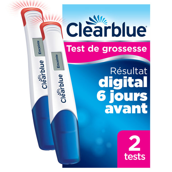 Clearblue Test de grossesse digital précoce