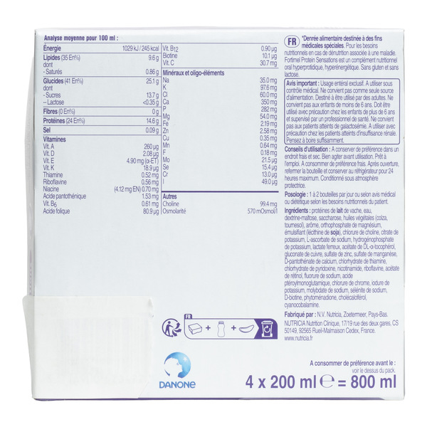 Nutricia Fortimel Protein Sensations boisson