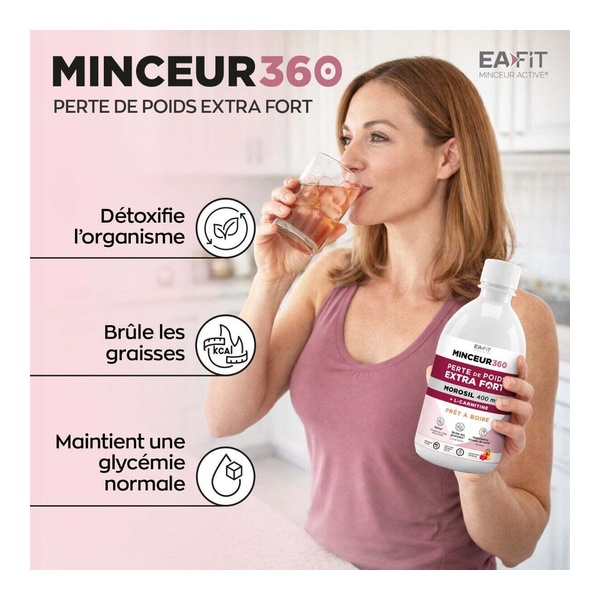Eafit Minceur 360 Perte de poids Extra fort solution buvable
