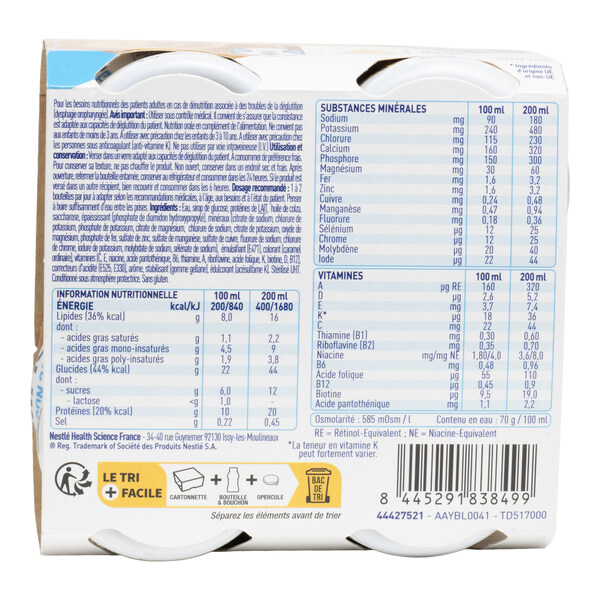 Clinutren Boisson 2 kcal épaissie