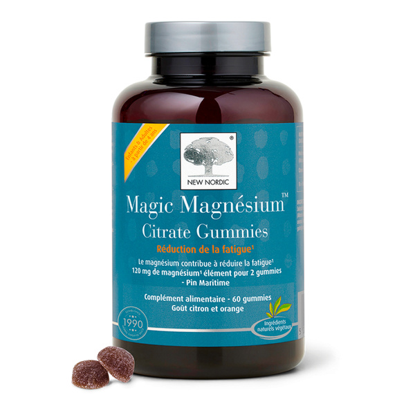 New Nordic Magic Magnésium citrate gummies