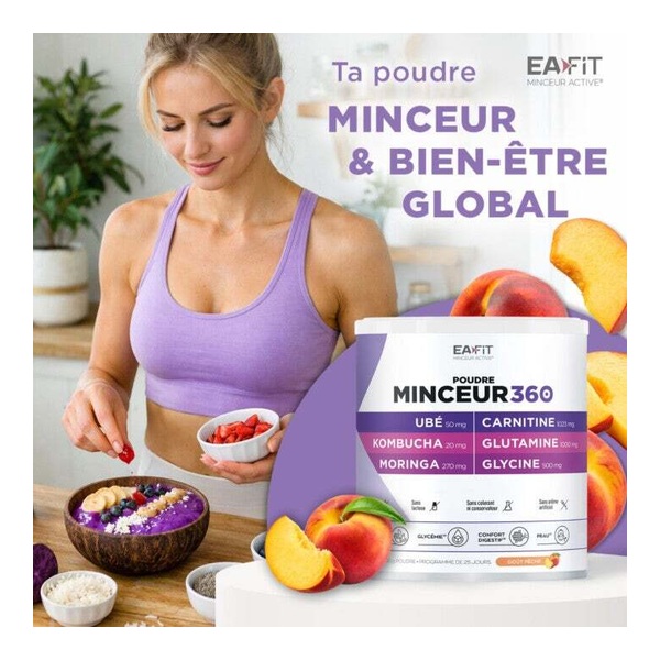 Eafit Minceur 360 Ubé Kombucha Moringa poudre