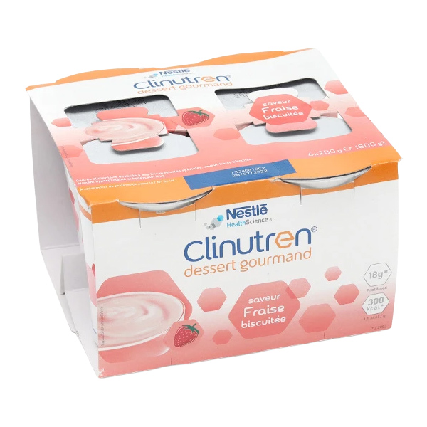 Clinutren dessert gourmand crème hyperprotéinée