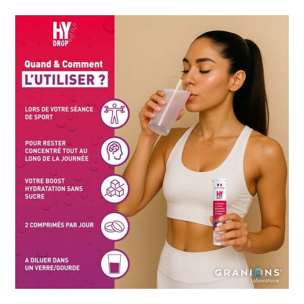 Granions Hydrop Vitamines et Minéraux comprimés