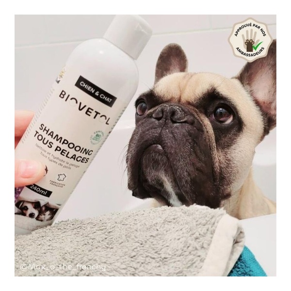 Shampooing tous pelages Chien Chat Biovetol