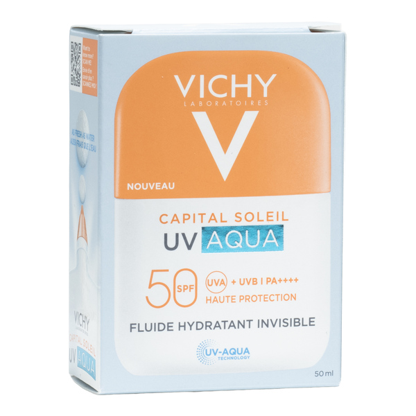 Vichy Capital Soleil UV-Aqua Fluide solaire hydratant invisible SFP 50
