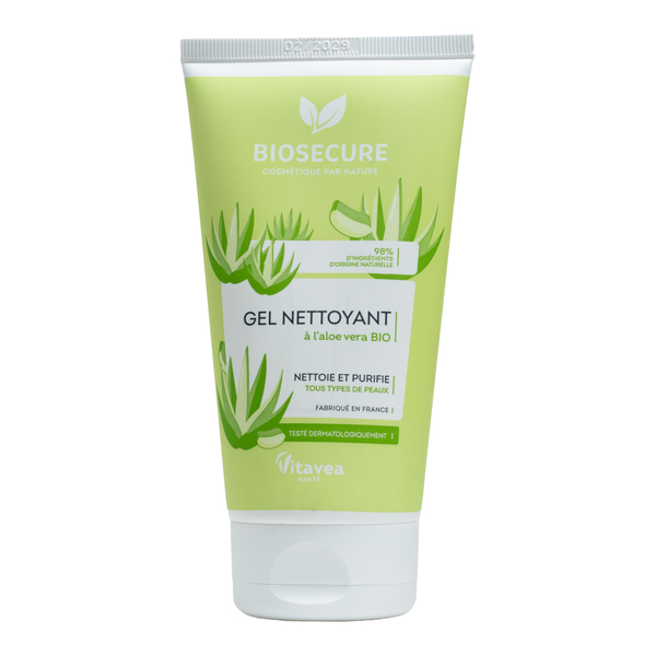 Biosecure Gel nettoyant à l'aloe vera bio