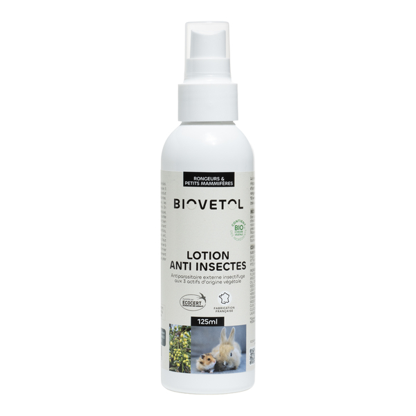 Biovetol lotion anti insectes Rongeurs et Petits Mammifères
