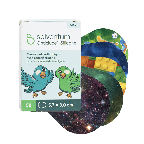 Solventum Opticlude Silicone pansement orthoptique x 50