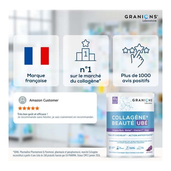 Granions Collagène+ Beauté Ubé poudre