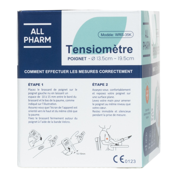 Tensiomètre poignet All Pharm