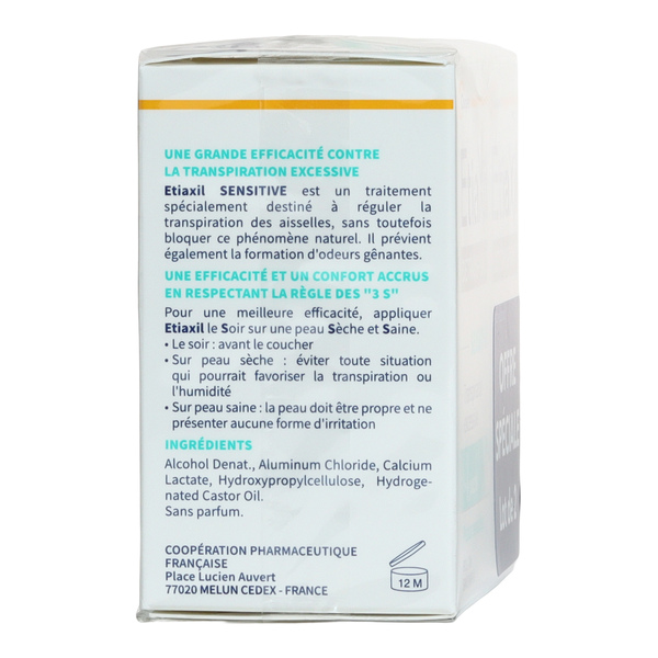 Etiaxil Sensitive Aisselles détranspirant roll-on