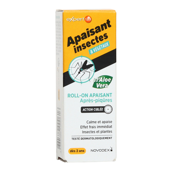 Expert 123 Insectes et végétaux Roll on Apaisant Après piqures