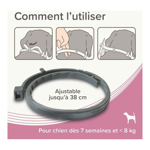 Collier anti puce chien Beaphar