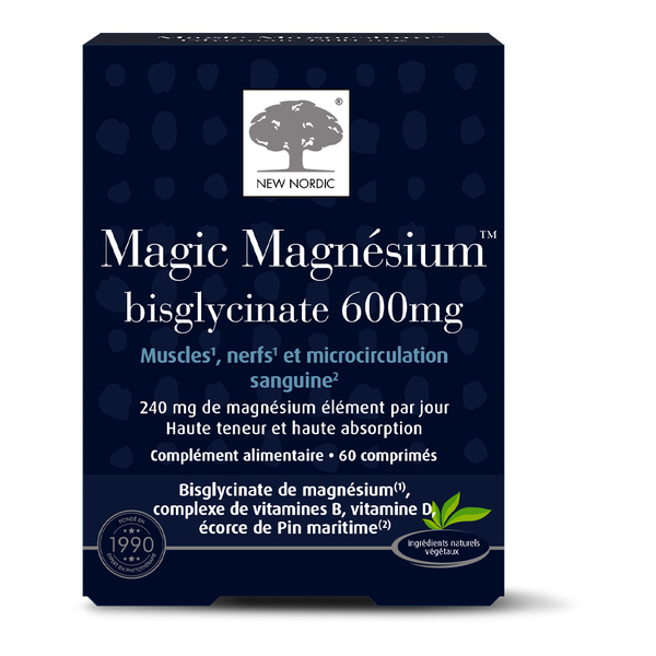 New Nordic Magic Magnésium Bisglycinate comprimé