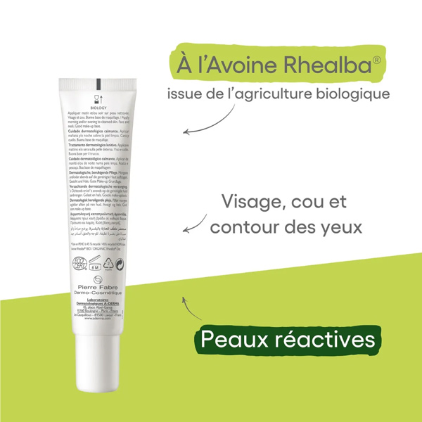 A Derma Biology Calm Soin dermatologique apaisant Bio