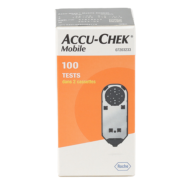 Accu Chek Mobile cassette de 50 tests