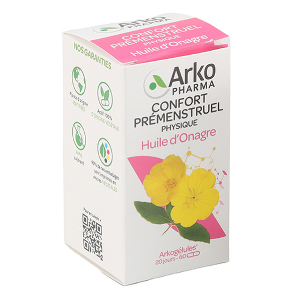 Arkogélules huile d'onagre capsules