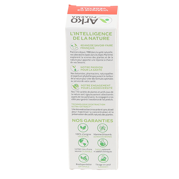 Arkopharma vitamine D3 végétale gouttes buvables