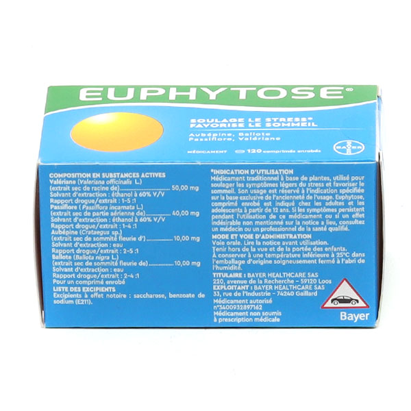 Euphytose comprimé Stress