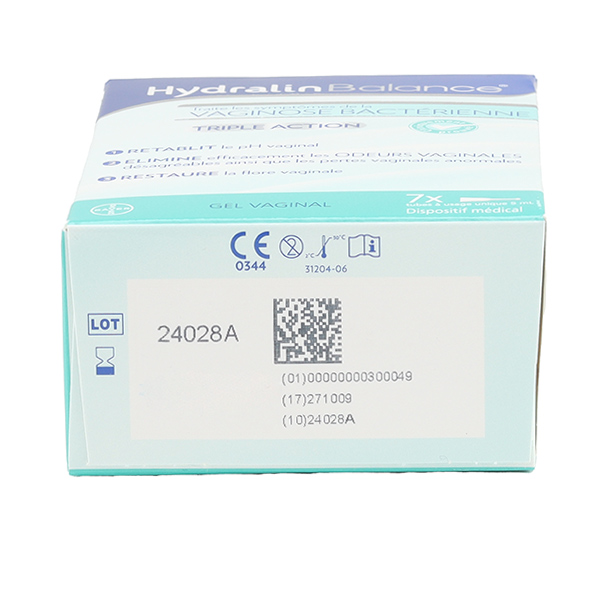 Hydralin Balance gel vaginal unidoses